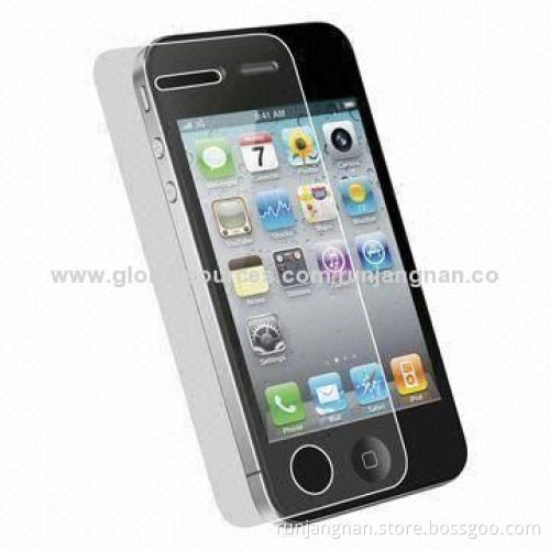 Tempered-glass Screen Protector for iPhone 4/4S, Anti-fingerprint